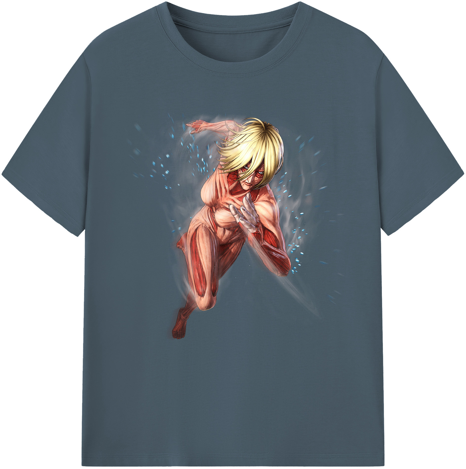 （画像用） 進撃の巨人 Attack on Titan 綿100％半袖Tシャツ（フロントプリント）